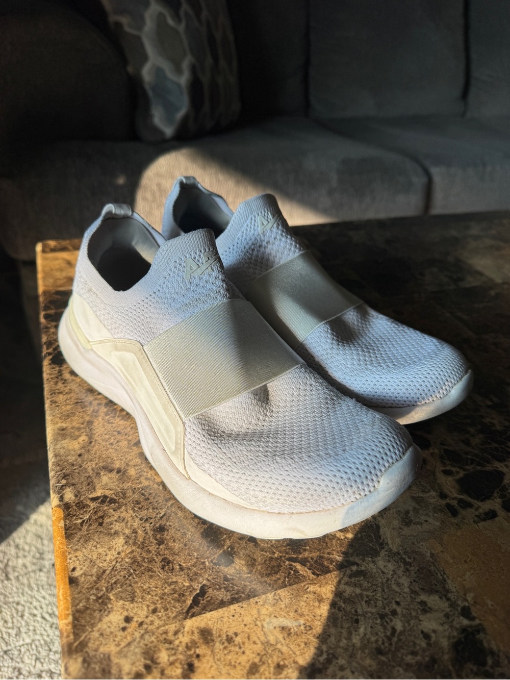 APL Women's White Slip-On Athletic Sneakers